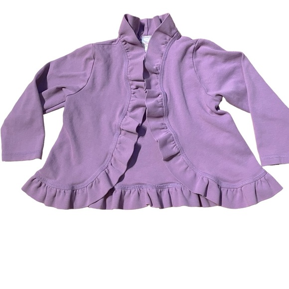 Zutano Other - Zutano Lavender Ruffle Trim Cardigan 4T NWOT